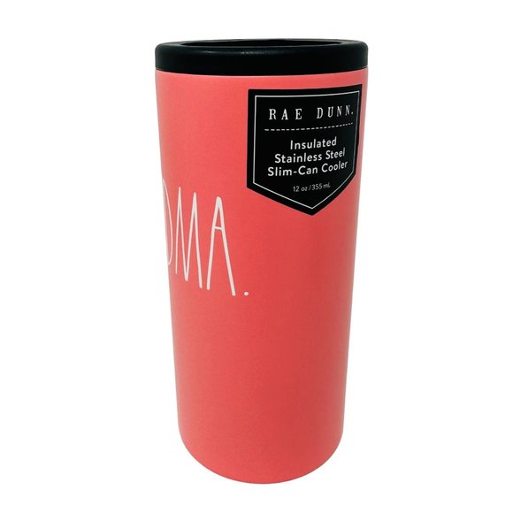 Rae Dunn GRANDMA Slim Can Cooler Insulated Stainless Steel - Picture 2 of 5